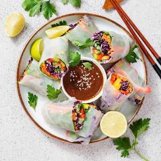 vegetarian salad rolls