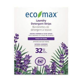 EcoMax Laundry Strips Lavender 32ct