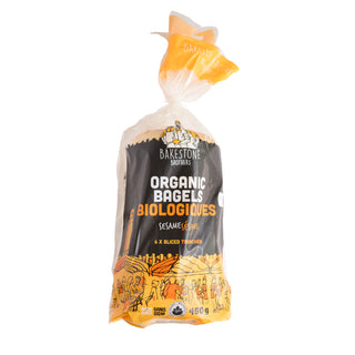 Bakestone Brothers Organic Bagels Sesame 450g