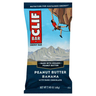 Clif Peanut Butter Banana Chocolate Chip Bar (68g/12x68g)