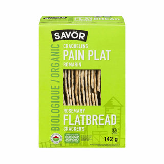 Savor Organic Rosemary Flatbreads 142g