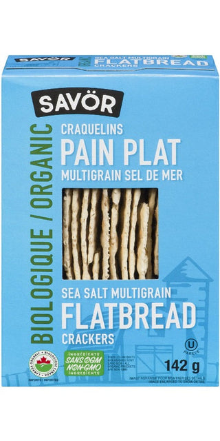 Savor Organic Sea Salt Flatbreads 142g